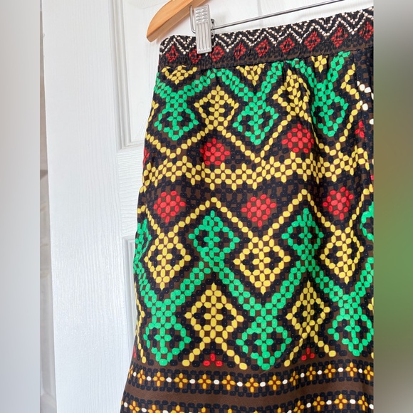 NWOT Farm Rio High Waist Viscose Pants with elastic waist and pockets! Sz L - Picture 2 of 5